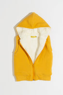 Colete Infantil Polar Mostarda