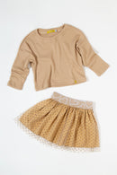 Saia Infantil Tutu Poá