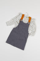 Jardineira Infantil Zig Zag