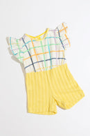 Macaquinho Tricô Amarelo