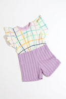 Macaquinho Tricô Lilás