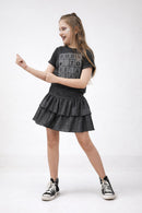 Saia Babados Glitter