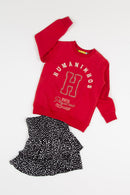 Saia Infantil Babados Pingo