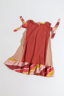 Vestido Bicolor Rose Laços