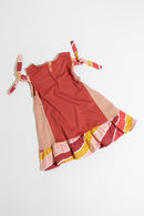 Vestido Bicolor Rose Laços